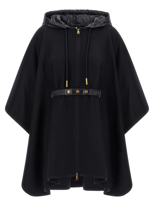 Two-Material Cape Capes Blue
