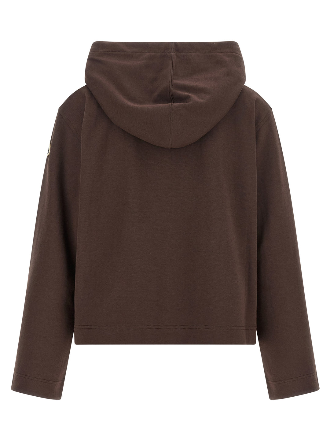 Moncler Maxi Drawstring Hoodie Sweatshirt - Brown | 594732a2b14a5a4d67bcfa76d6142bbc53102819