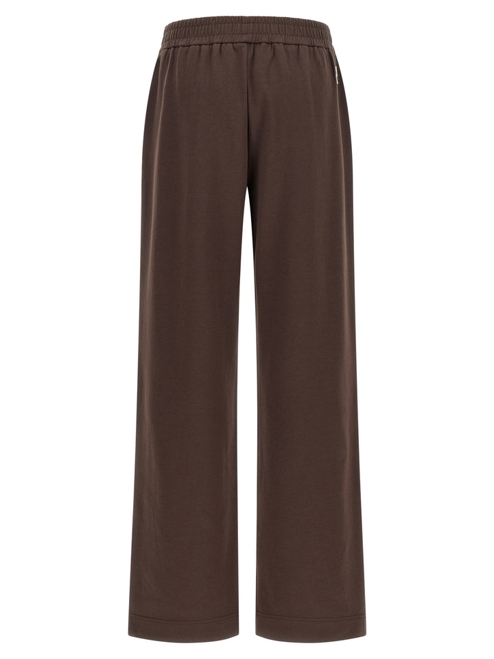 Moncler Double Knit Joggers Pants - Brown | 6c38fdc55800d5af09378b9227101417086c5b87