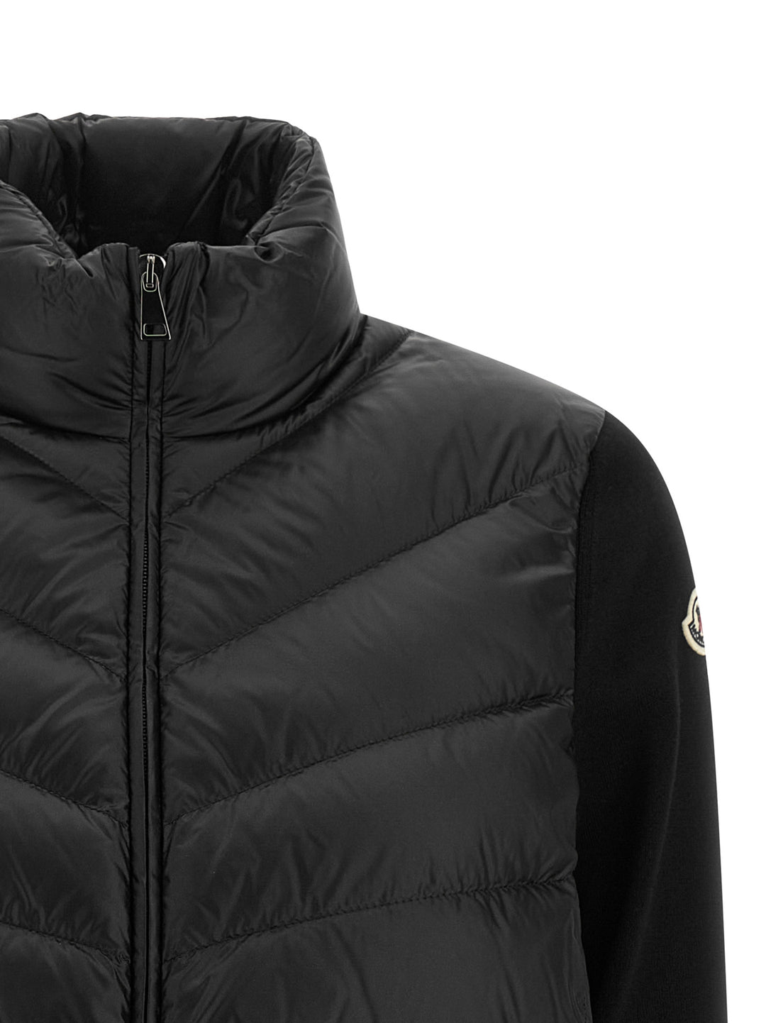 Moncler Padded Cardigan Sweaters and Cardigans - Black | 69e6b4ae335daa306a285b67e08ec3a7400df8ac