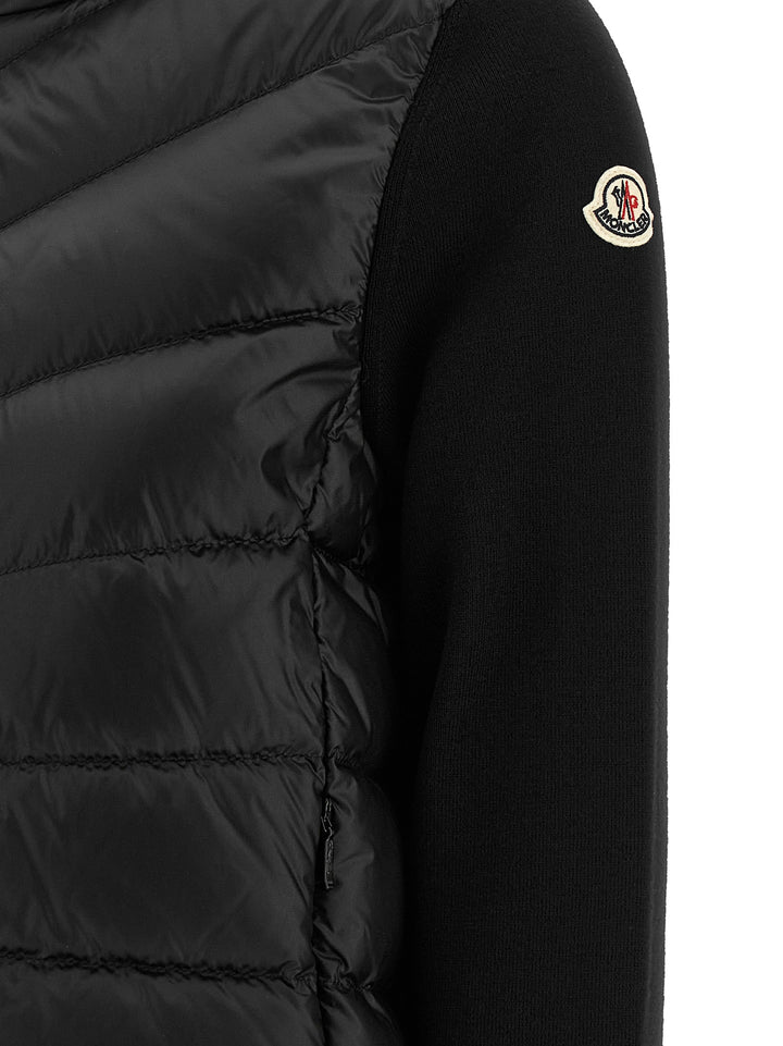 Moncler Padded Cardigan Sweaters and Cardigans - Black | 264b441c3f46a41cda081f11e53407defc9ed5f7