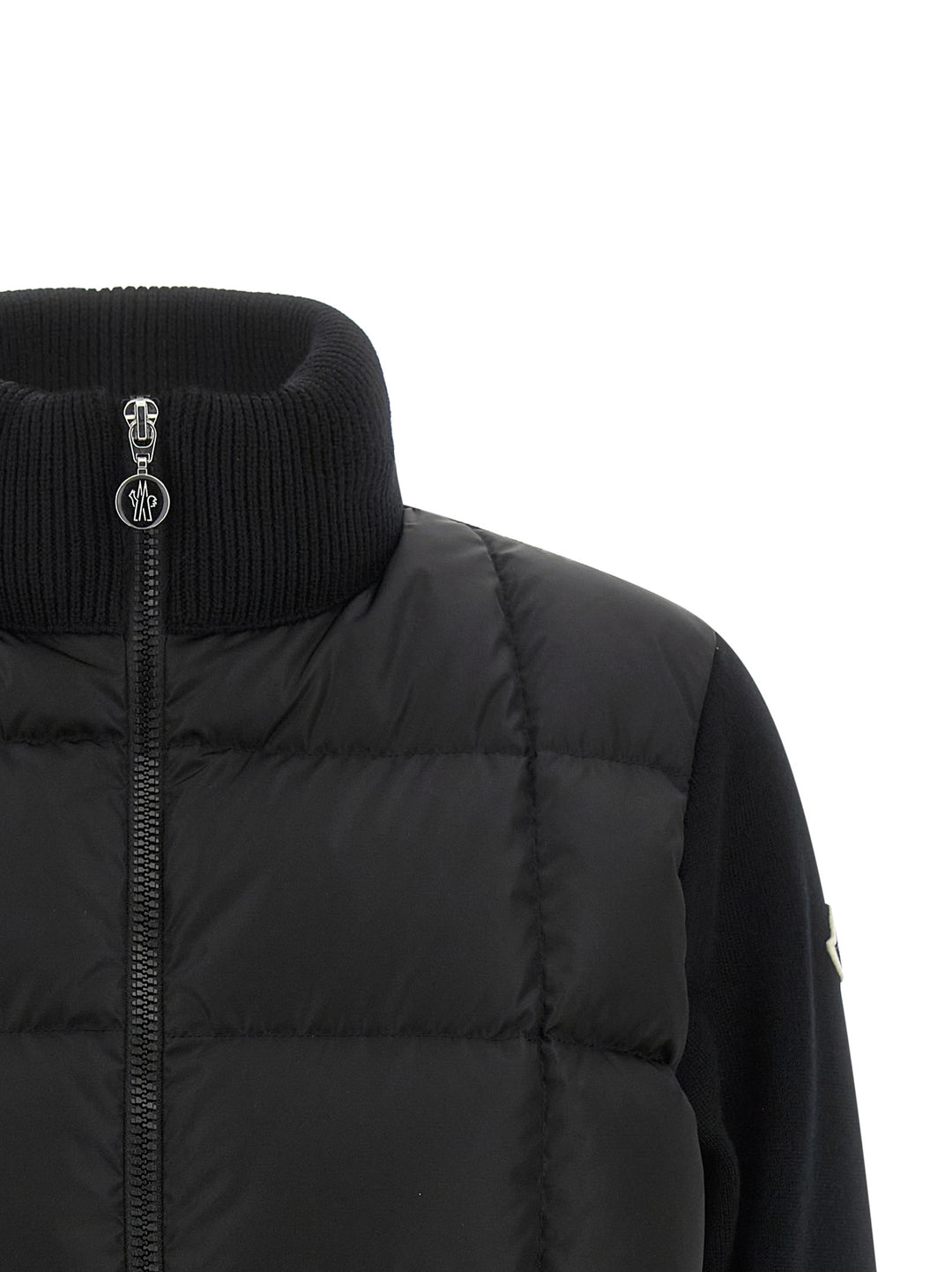 Moncler Padded Cardigan Sweaters and Cardigans - Black | cea38c862a213afc5d516c4df958cb501a4f2e0d
