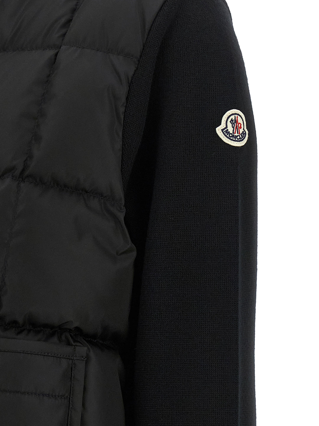 Moncler Padded Cardigan Sweaters and Cardigans - Black | 52f6e230f9414e04bba1c4849eb9cff11a83e8b1