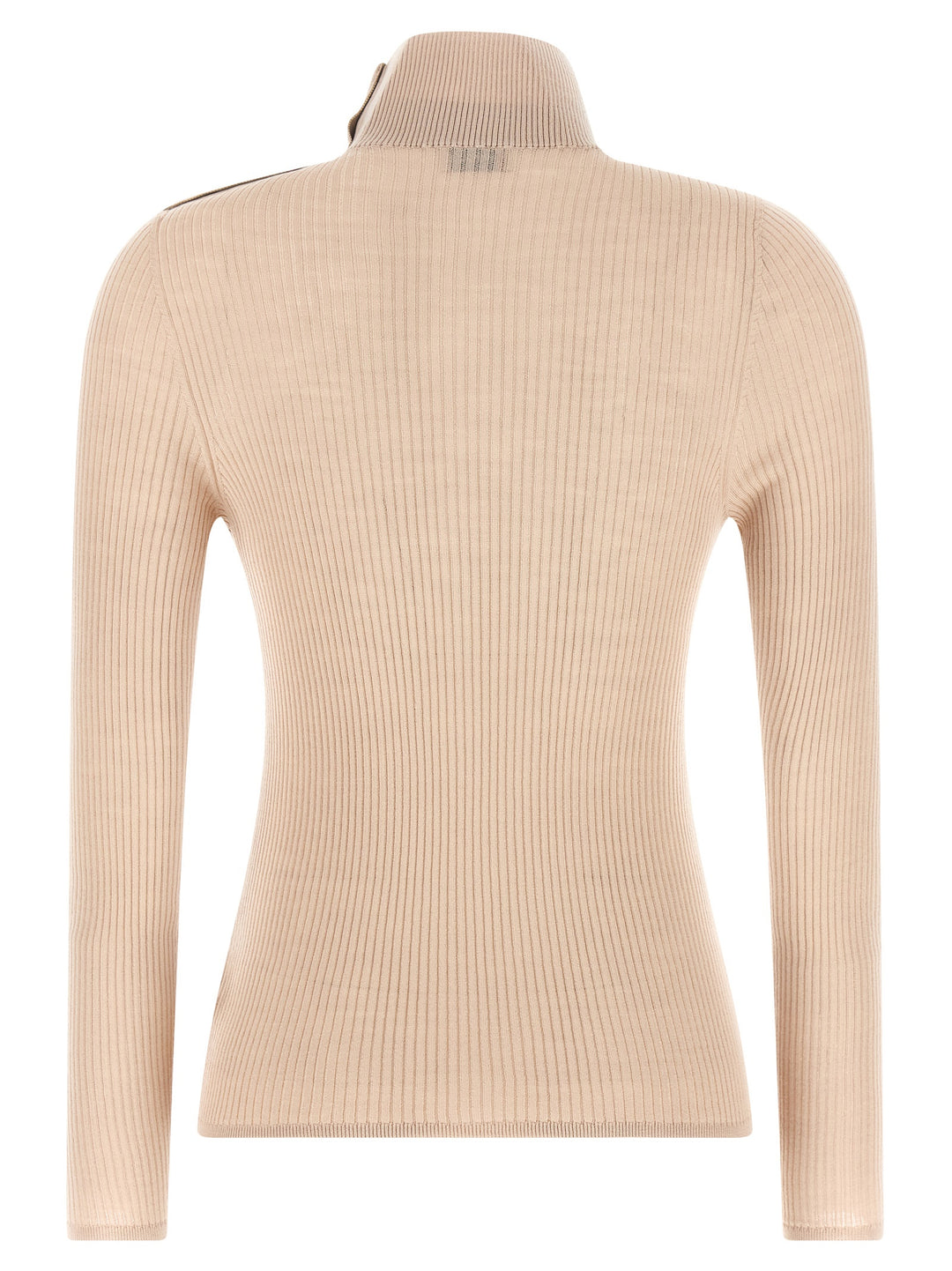 Moncler Textured Wool Turtleneck Sweater Sweaters and Cardigans - Beige | c2af19f15fc4521c7a86fc54e6e6bf6753a22d91