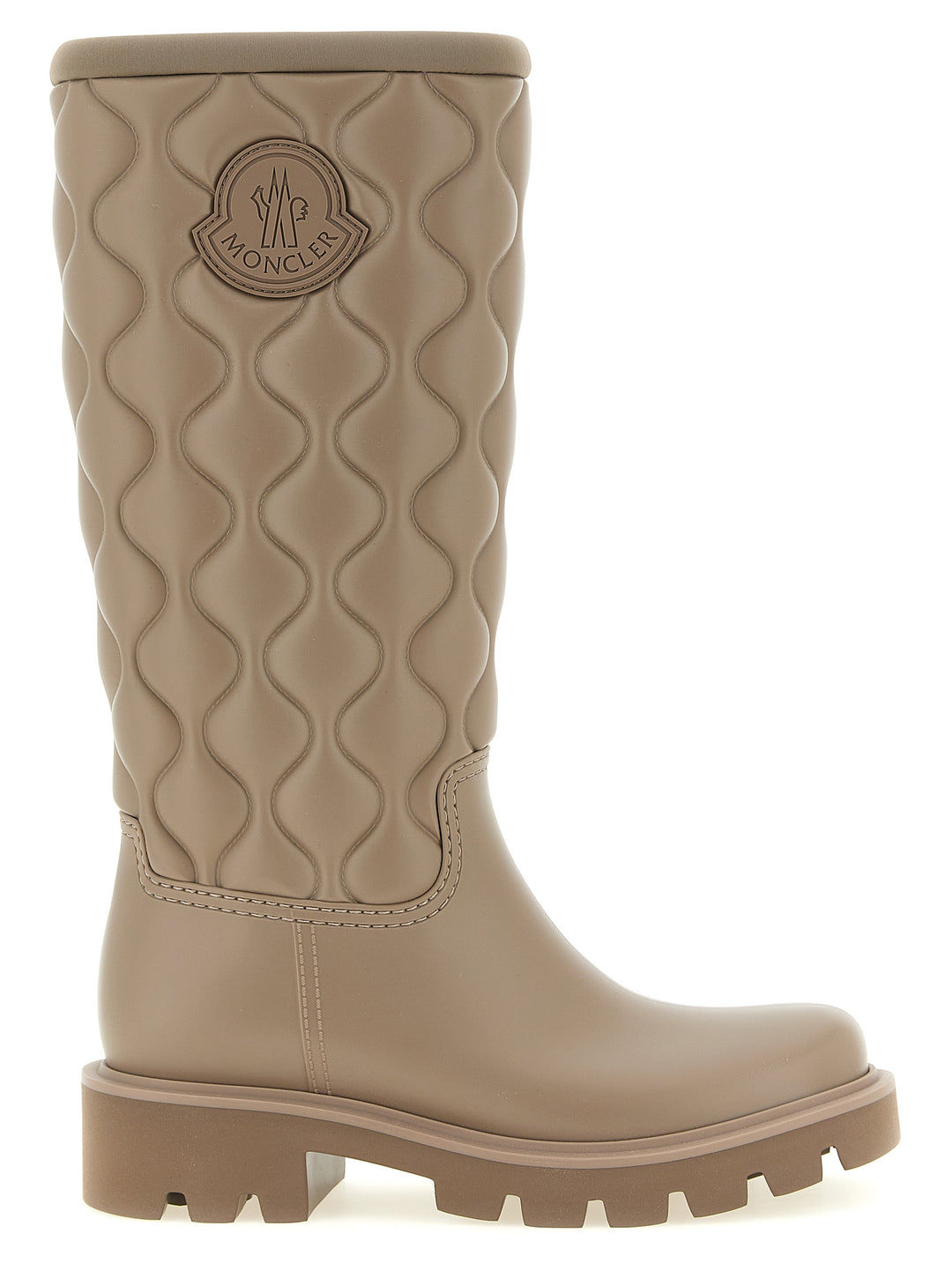 Moncler Kickstream High Boots and Ankle Boots - Beige | 45d86967c0c79a43df938f6c889308261c0ae2af