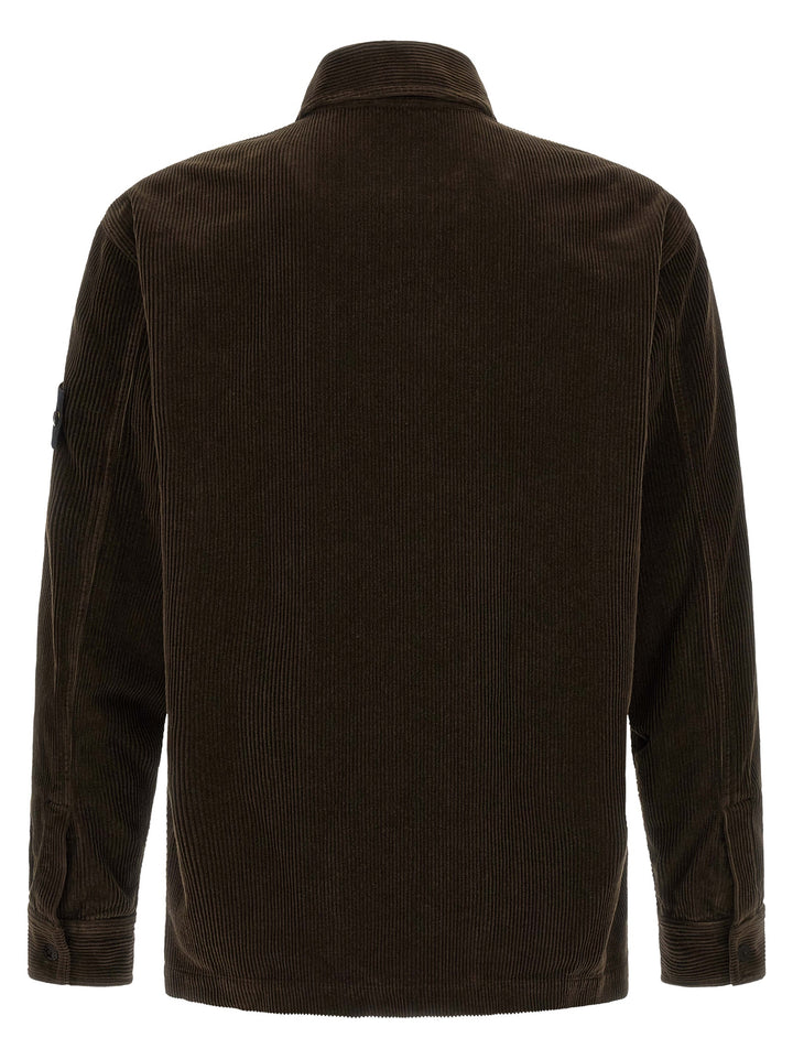 Stone Island 1200016 Shirt and Blouse - Brown | 60225a9bc8149dad2977a5fa5b20c466909e880d