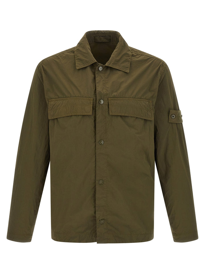 Stone Island Badge Stone Island Ghost Shirt and Blouse - Green | 0d3fb7df54699d2738d63608328a5884eaee4ce4