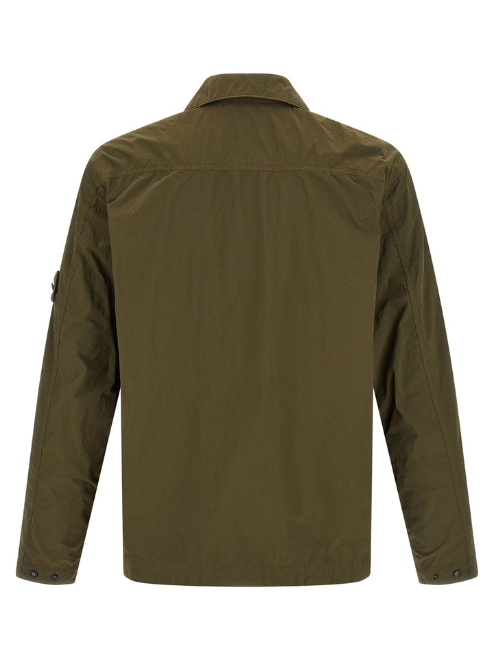 Stone Island Badge Stone Island Ghost Shirt and Blouse - Green | 866fd96d563709d630b2041dd9183a9c6c433165