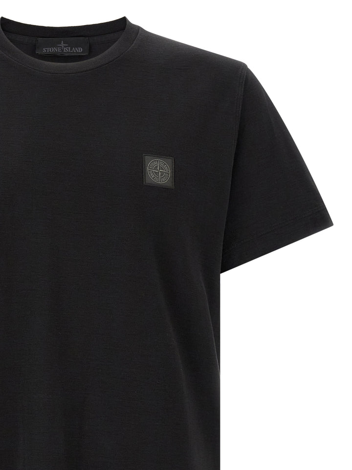 Stone Island Badge Stone Island Ghost T-shirt - Black | 758ce541500523f6e712eddc2579e758a31ddff7