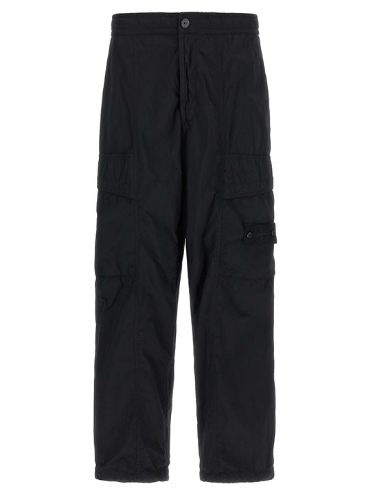 Badge Stone Island Ghost Pants Black