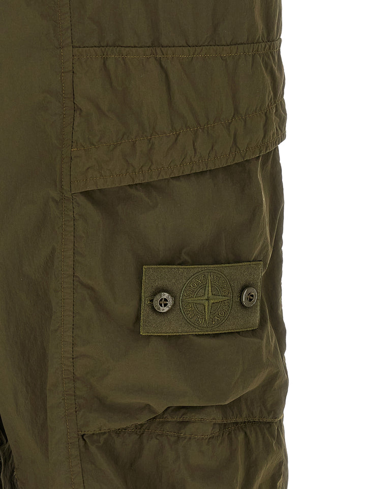 Stone Island Badge Stone Island Ghost Pants - Green | 3d48f3f267ad475ecc2dabdf410509bb669f8050