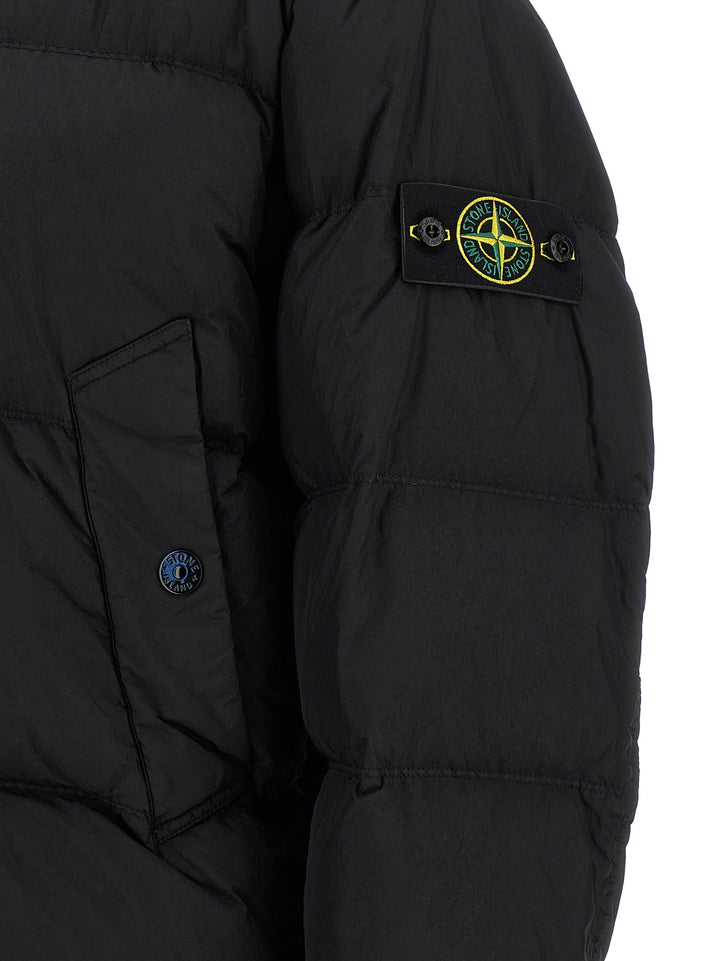 Stone Island Short Down Jacket Puffer Jackets - Black | 632915f9be15e12958e24b74a1c9b5e626b74b0b
