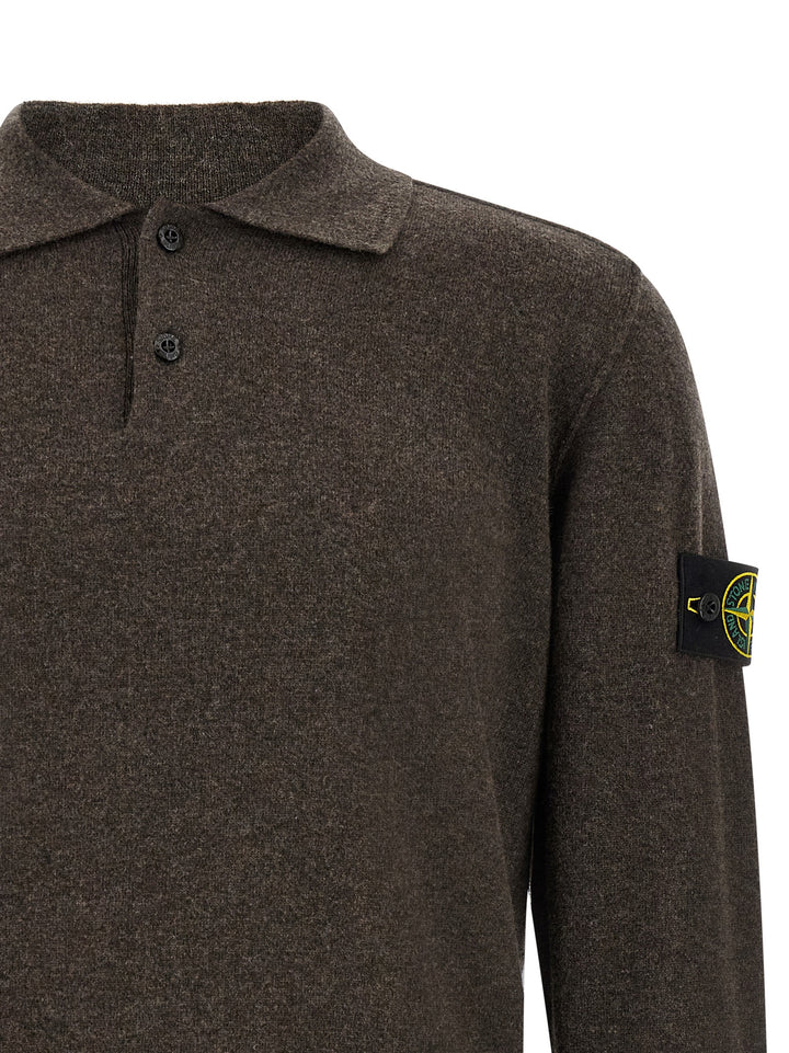 Stone Island Badge Stone Island Polo - Brown | a7e652ded1da98adb3cd1849cb28e37f246a44e1