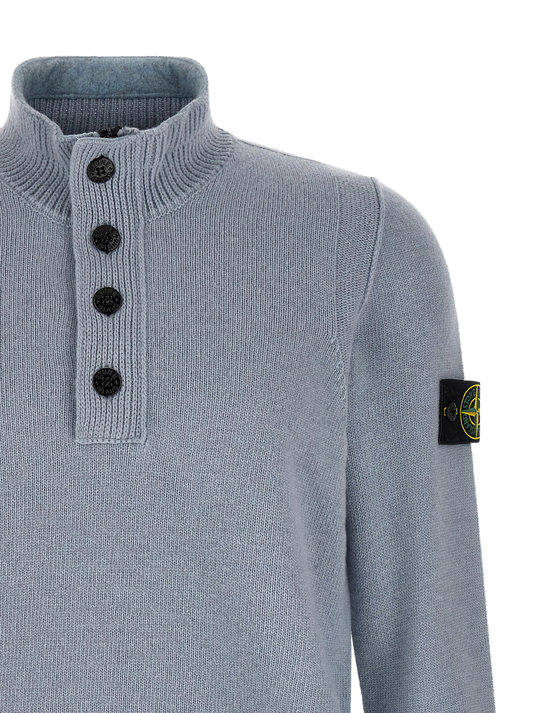 Stone Island 5100040 Sweaters and Cardigans - Light Blue | f38f6390024f99194c9a2c1b08bb712363addaeb