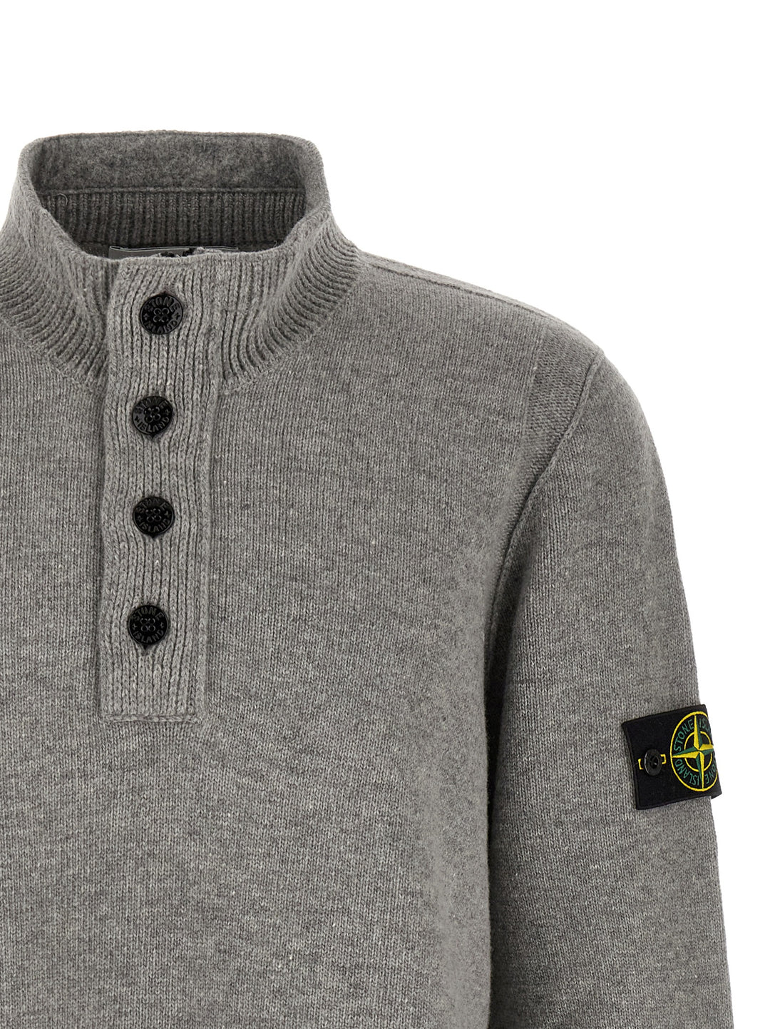 Stone Island 5100040 Sweaters and Cardigans - Gray | 806b58adf37c1fb03d374caf6aed9e3f4643f044