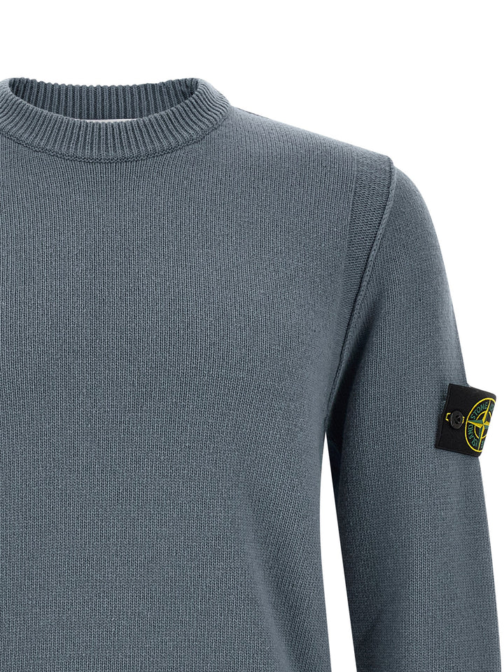 Stone Island 5100072 Sweaters and Cardigans - Blue | 4aa4e22bd6cc056fcd04caf95b3edf06bc8adb51
