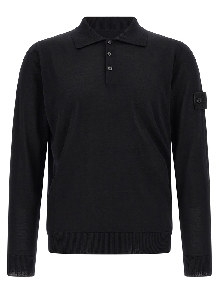 Stone Island 5100076 Sweaters and Cardigans - Black | 68b5b4dd638577c5031d521388b129b167072a12