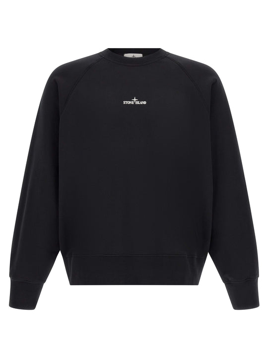 Print Sweatshirt Black
