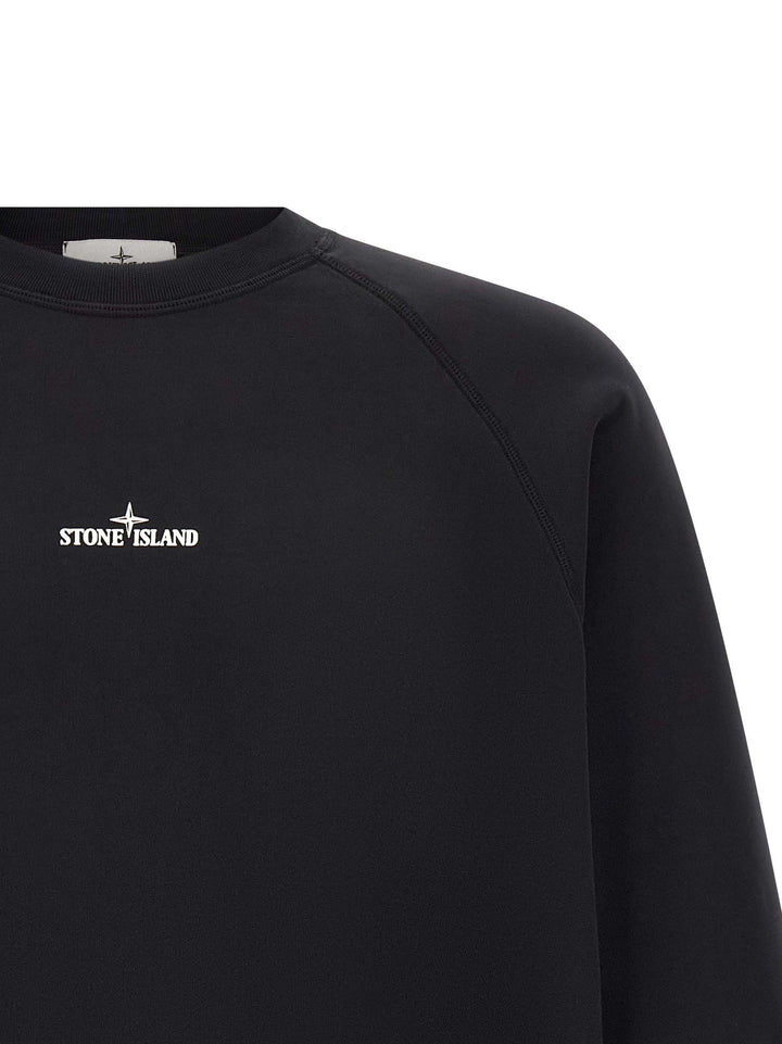 Stone Island Print Sweatshirt - Black | 2b4245ed50db8af849e142de5232a301ebe9ac3c