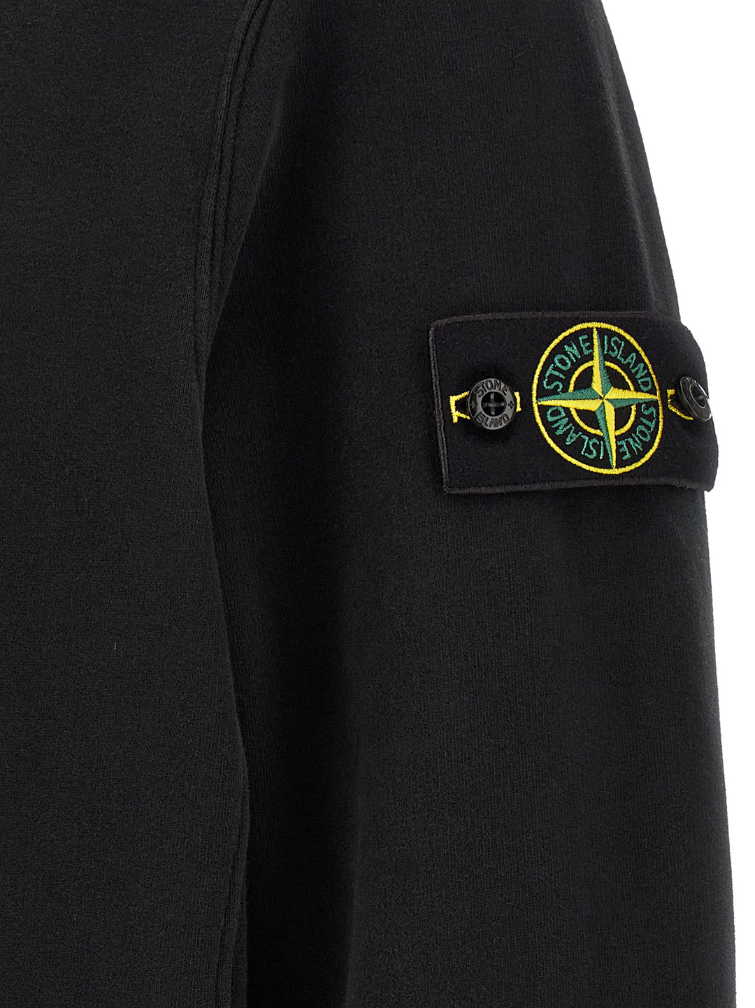 Stone Island Badge Stone Island Sweatshirt - Black | 63744e201d049e6af8493195507419649788c32a