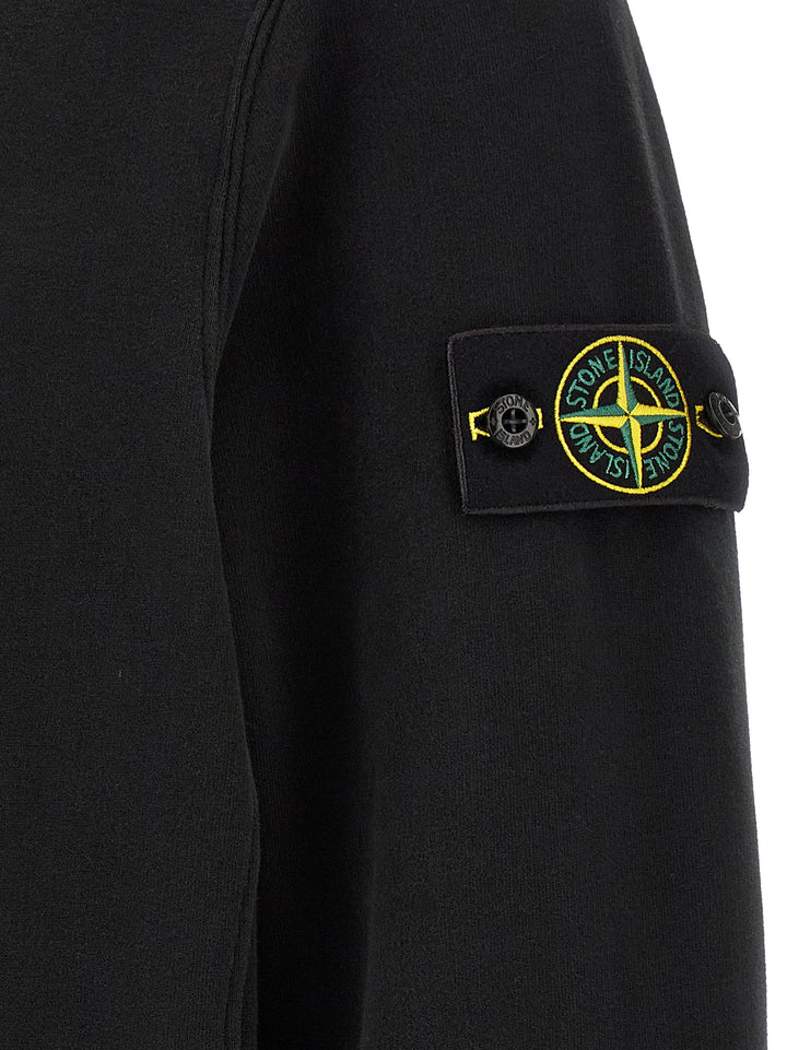 Stone Island Badge Stone Island Sweatshirt - Black | 63744e201d049e6af8493195507419649788c32a
