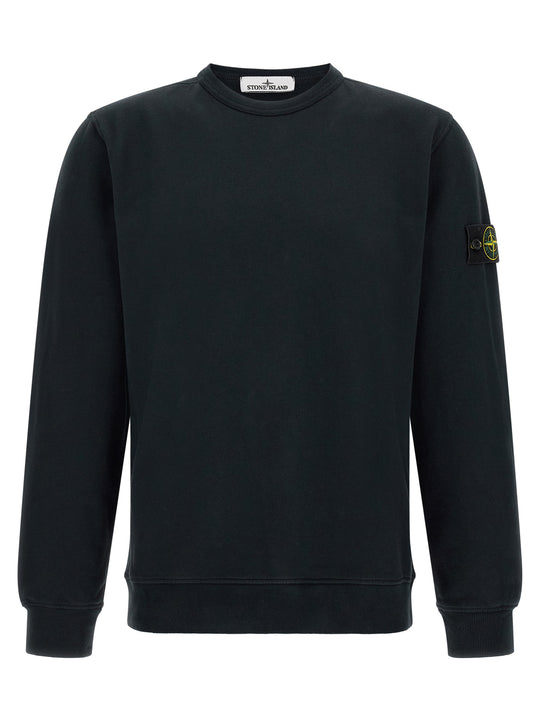 Badge Stone Island Sweatshirt Blue
