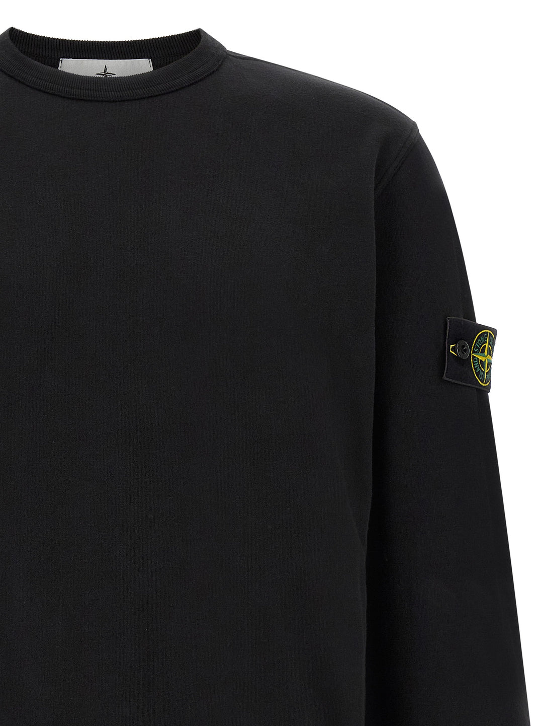 Stone Island Badge Stone Island Sweatshirt - Black | 6565328816cfdfa4679e10d186593615f7f1652c