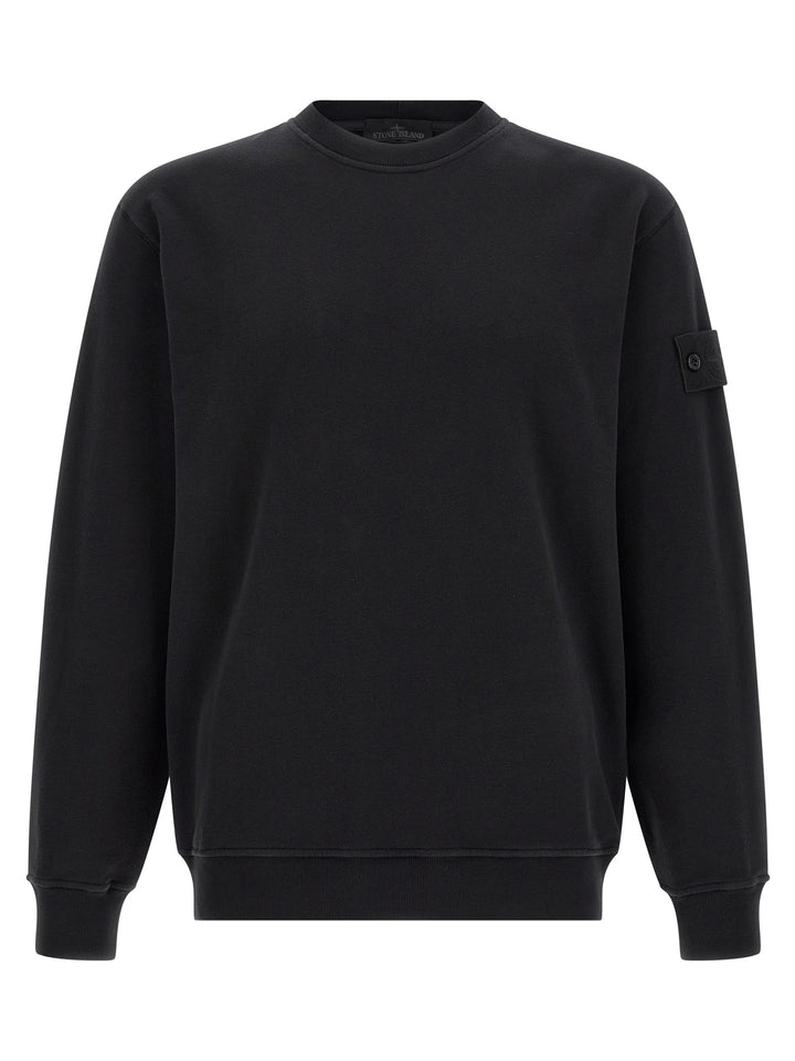 Stone Island Badge Stone Island Ghost Sweatshirt - Black | d052050c9786732603234818fa06713399adf6e4