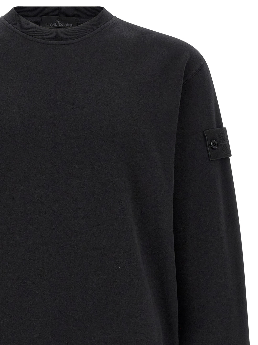 Stone Island Badge Stone Island Ghost Sweatshirt - Black | 5629169042bb3d4f413d9e1a61104ca46b9c811a