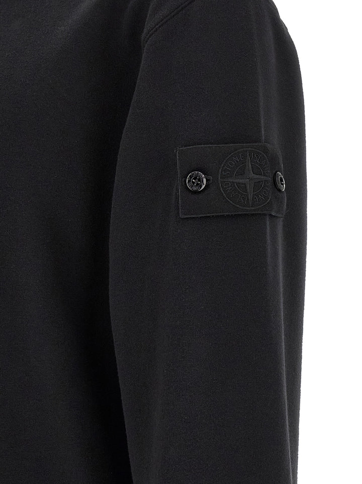 Stone Island Badge Stone Island Ghost Sweatshirt - Black | d7e84cb4f8c94f5c3e8ef451b891dae7eb7eac05