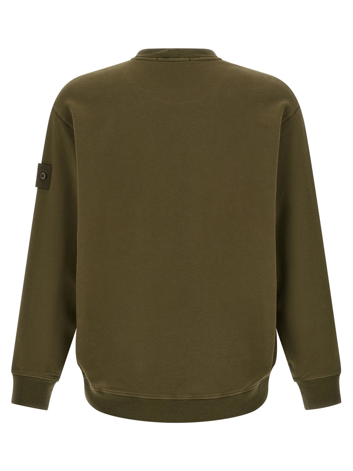 Stone Island Badge Stone Island Ghost Sweatshirt - Green | 952d52e35f300a711f145dfe652d179992185758