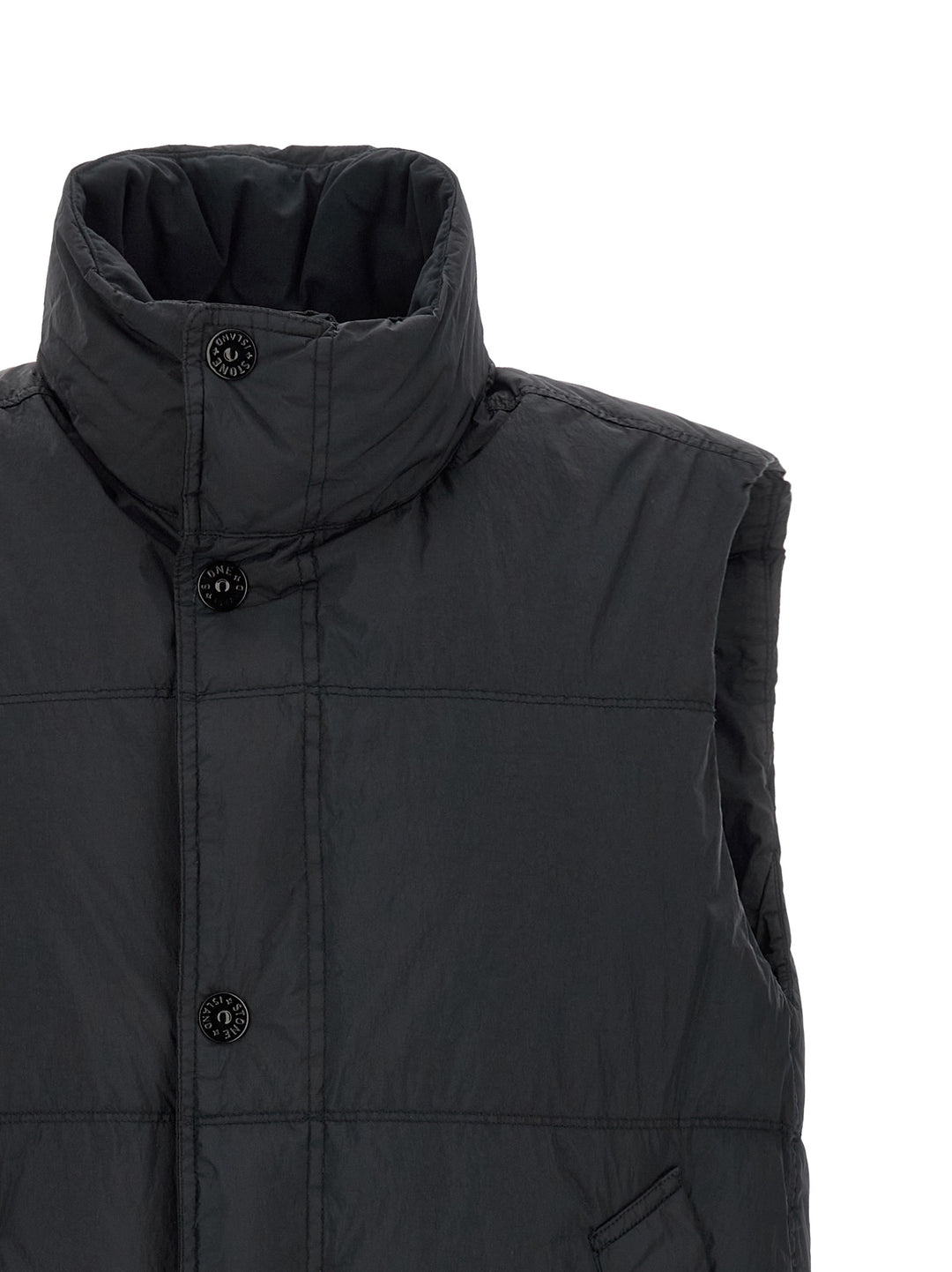 Stone Island G100010 Gilet - Blue | d99cab4f25b19bd0b23312a99ad95e6dcb9b933a