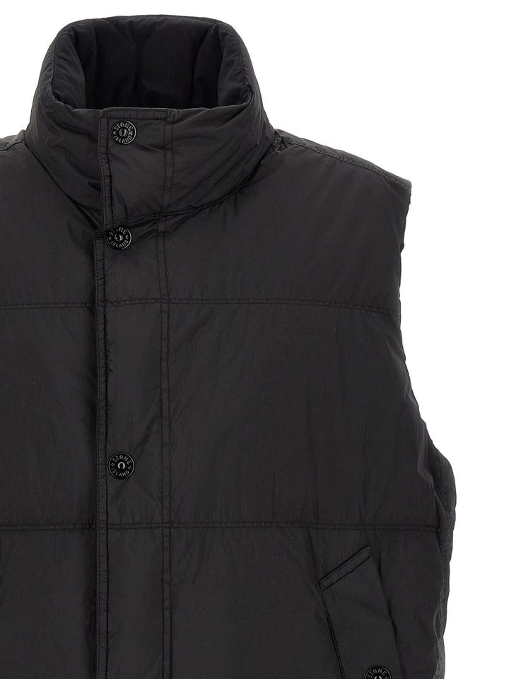 Stone Island Quilted Padded Vest Gilet - Black | a08caf654c4ffec39817afbcfe000c73fffceb55