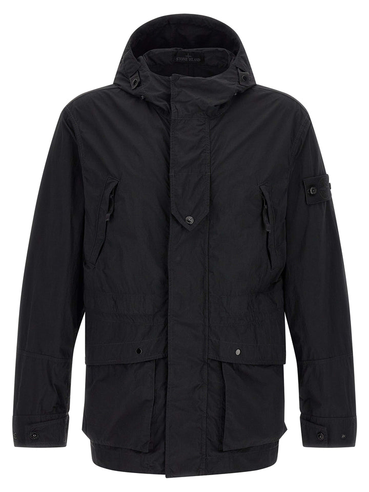 Stone Island Badge Stone Island Ghost Puffer Jackets - Black | b76c6e492b002aa8cf84944f152d219cc8034f61