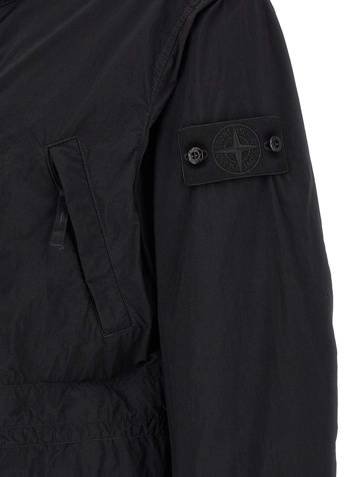 Stone Island Badge Stone Island Ghost Puffer Jackets - Black | 884bc0766620506dbc76194777a359c1d7c3ab2c