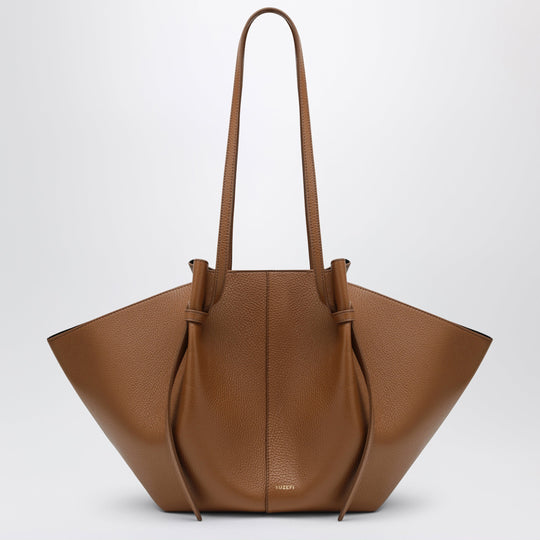 Large Mochi Bag In Hazel Pebble-Grained Leather