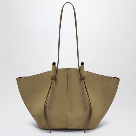 Large Mochi Bag In Fennel Suede Leather
