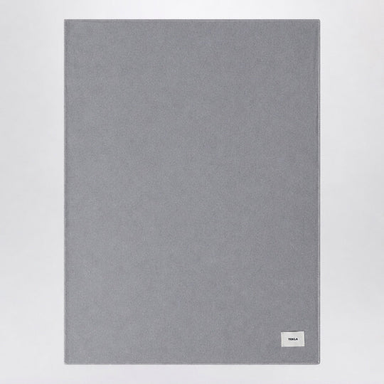 Grey Lambswool Blanket