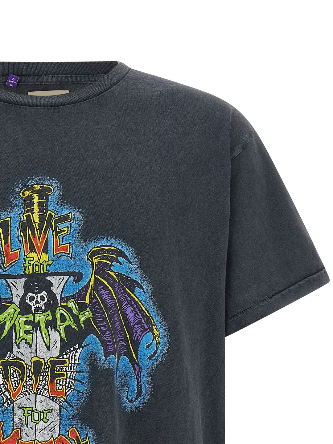 Gallery Dept. Live For Metal T-shirt - Black | 9c1f06655abc9c342af2263e783e15bce60178e1