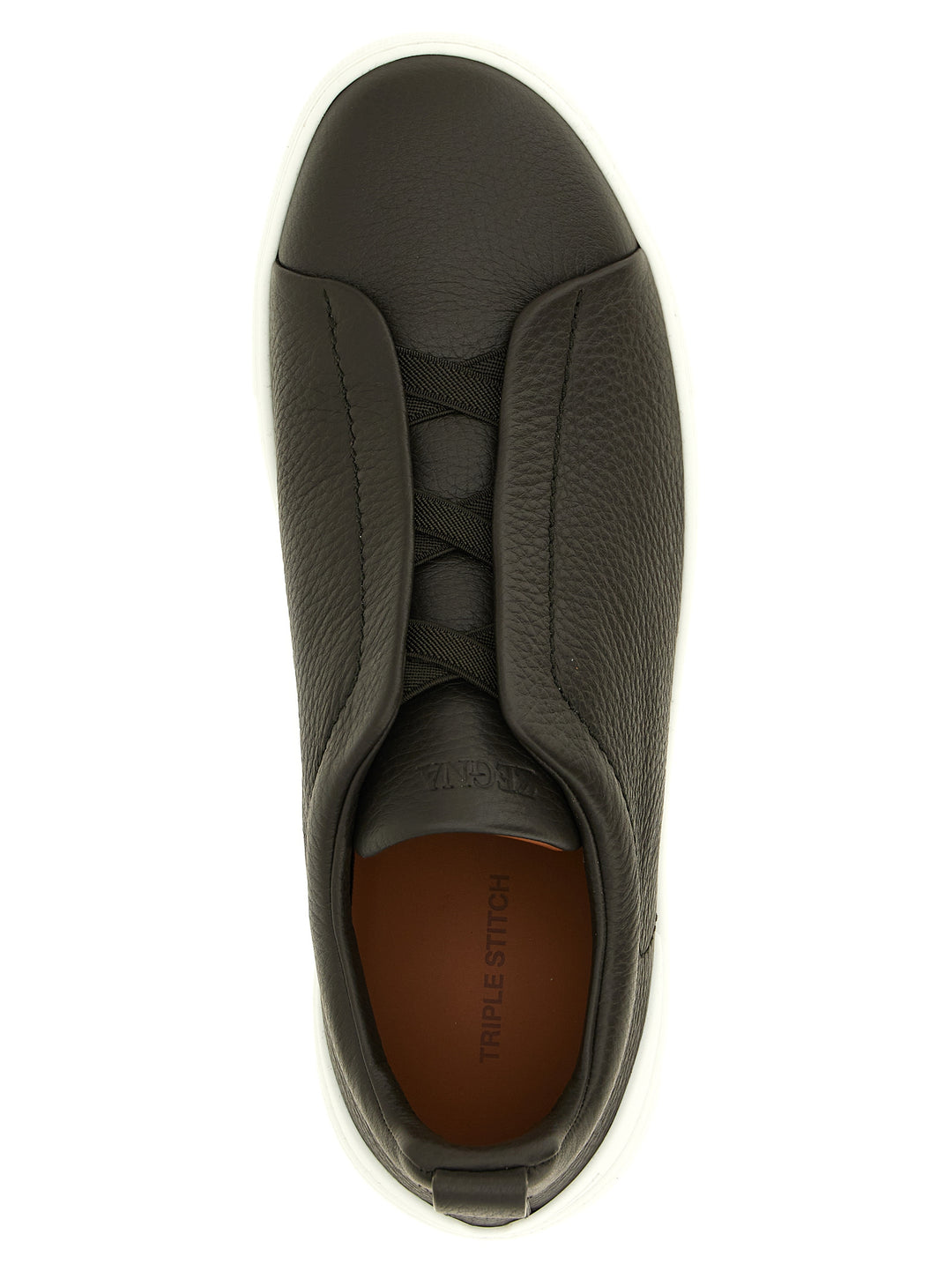Zegna Triple Stitch Sneakers - Brown | 22023aaa7d203c0022312581505b831c235eb5a8