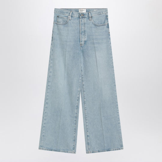 Low Baggy Wide Leg Jeans In Organic Denim