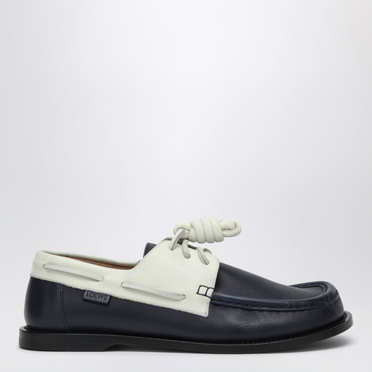 Campo Boat Shoe In Navy/White