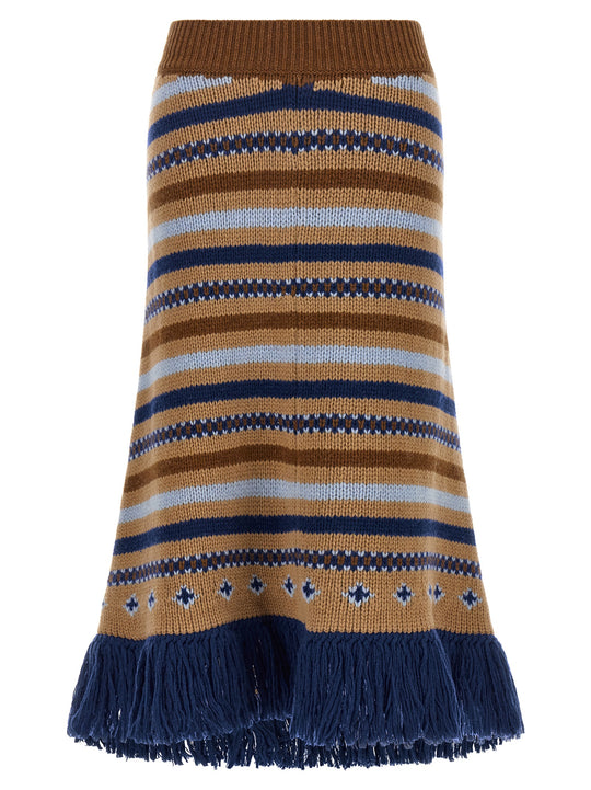 Sweet Winter Skirts Multicolor