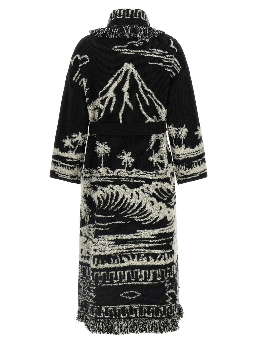 Alanui Palm Grove Tales Coats and Trench Coats - White/Black | ad4d13c30eba80dff6e1c159b28c82ff95b51a3a