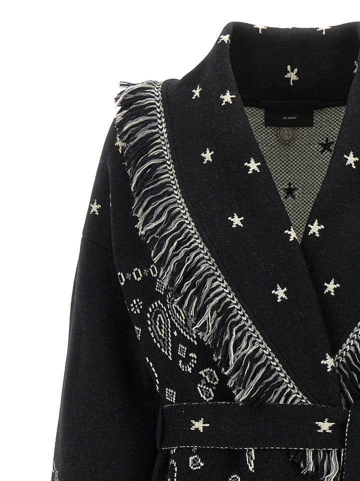 Alanui Bandana Coats and Trench Coats - Black | 7fadf533f89befbaa52edc62321a7e761aeb25bb