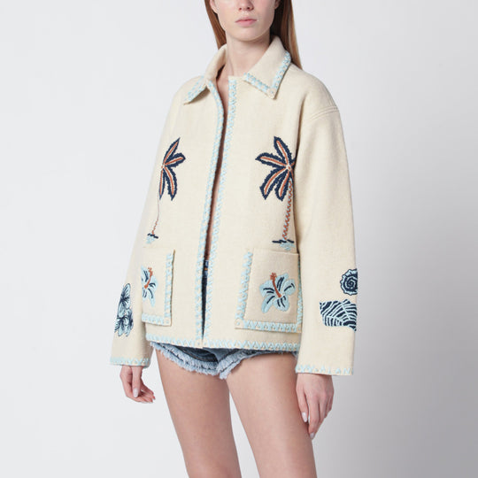Sand-Colored Wool Remember Me Jacket