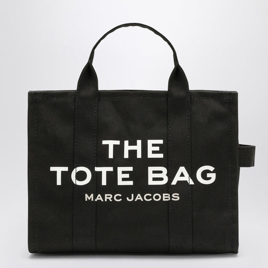 The Medium Tote Bag In Black Canvas