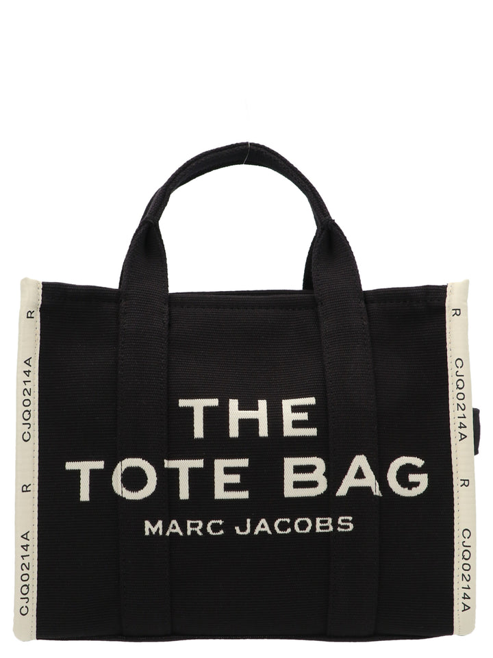 Marc Jacobs The Jacquard Medium Tote Tote Bag - White/Black | aae8a6348e04d38a0e3910f05d511260b1267665