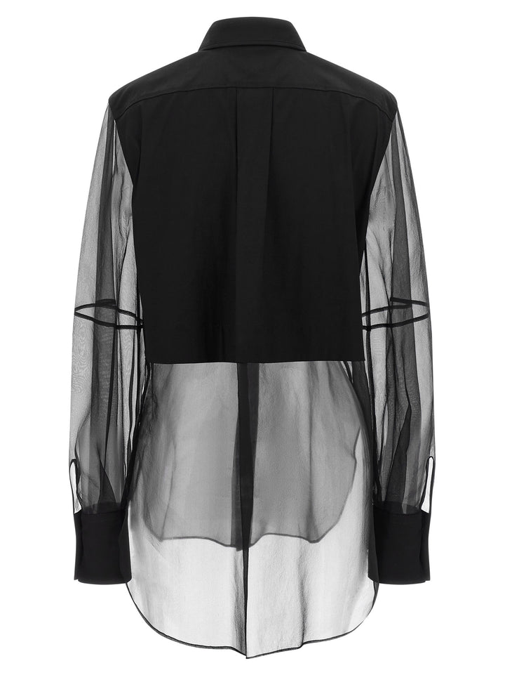 Brunello Cucinelli Shiny Trims Shirt and Blouse - Black | c5a863cb75750ff5e3d5c46c391e1723722843b2