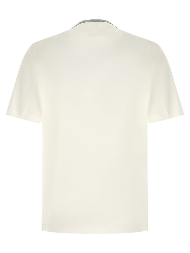 Brunello Cucinelli Printed T-shirt - White | b81d996517b58a3e0ee482377092b7afff48eabc